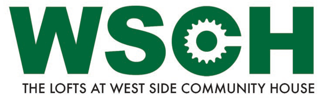 The logo for the Lofts at West Side Community House.